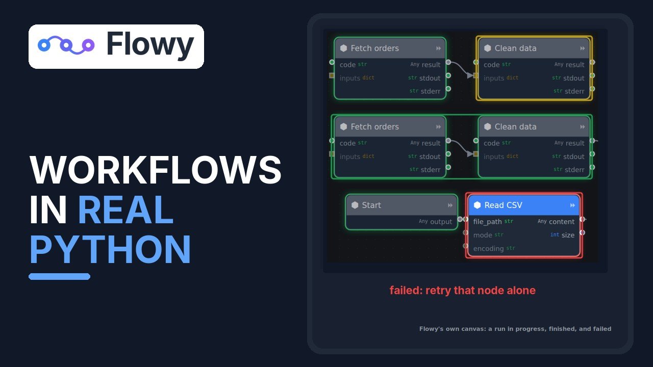 Flowy Explained: Python-Native Workflow Engine